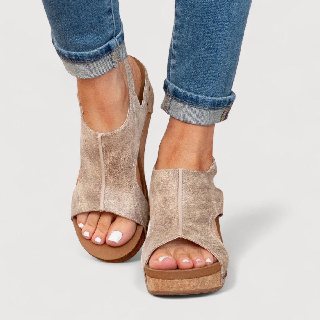ADELINA | WEDGE SANDALS