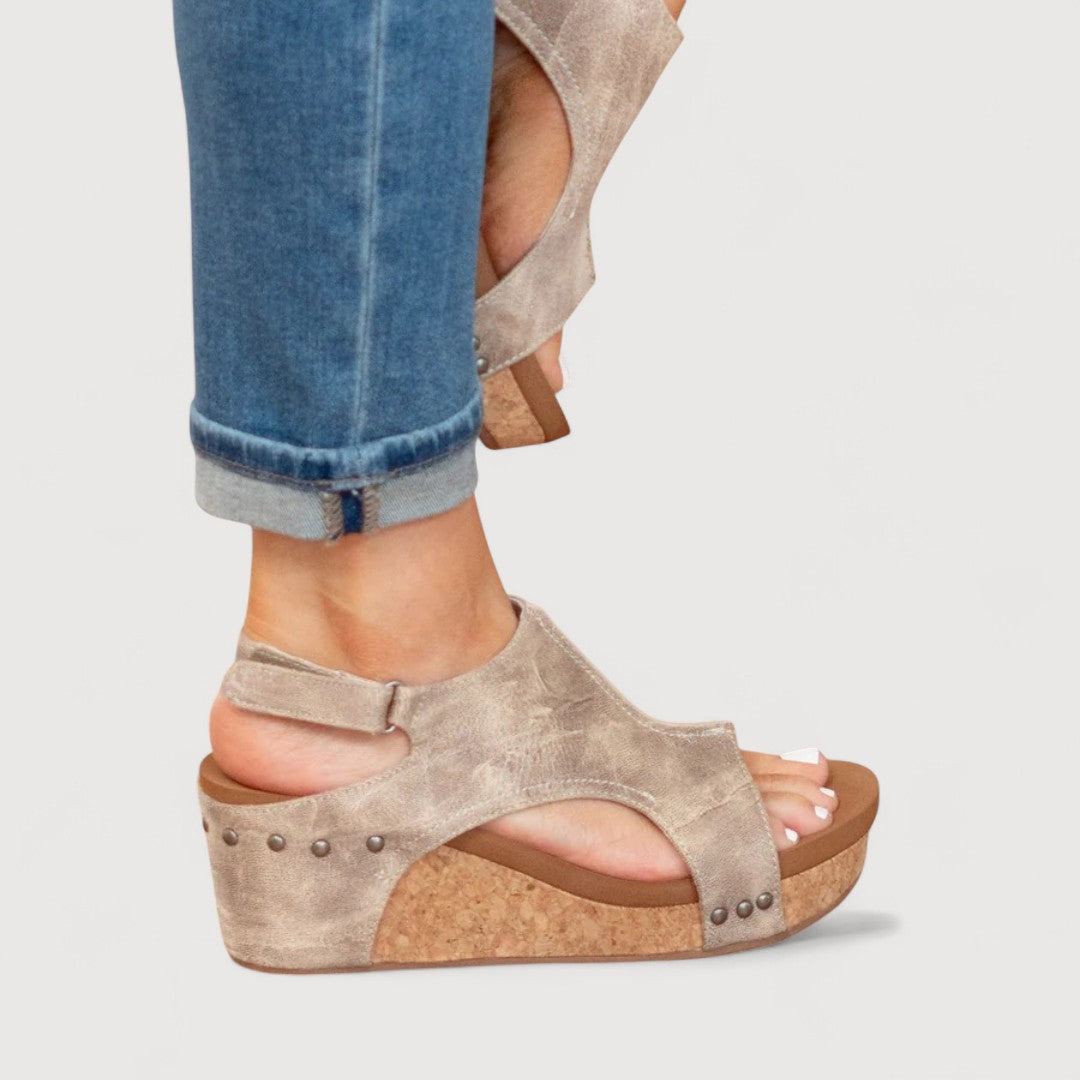 ADELINA | WEDGE SANDALS