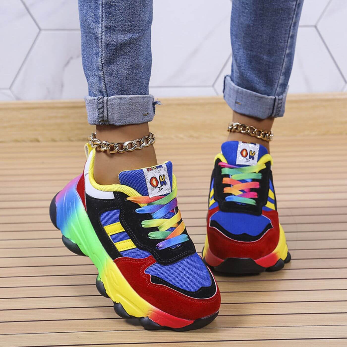 Indigo™ - Colorful Orthopedic Sneakers