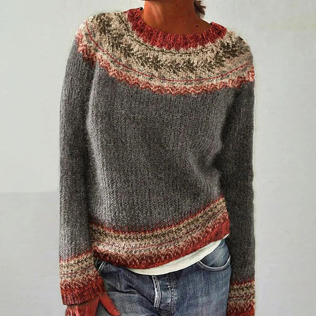 Matilda™ - Cozy Retro Knit Jumper