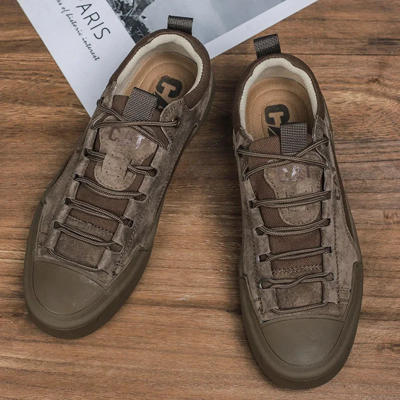 UrbanEdge - Leather Trainers