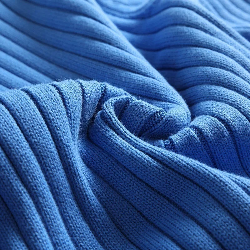 Anthony™ - Ribbed Knitted Jumper with Turtleneck