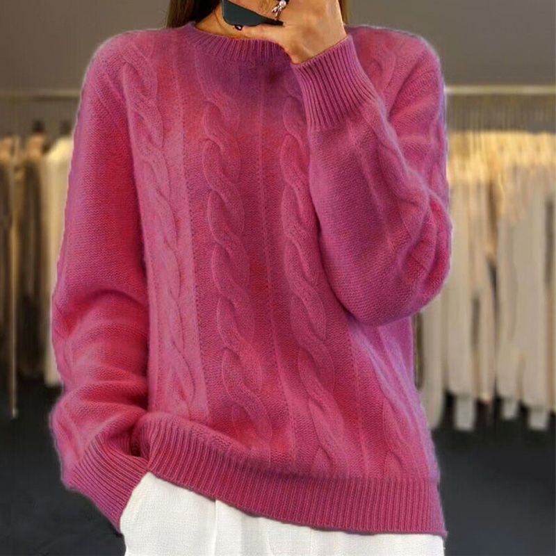 Eleanor™ - Cozy Jumper with Braided Lines