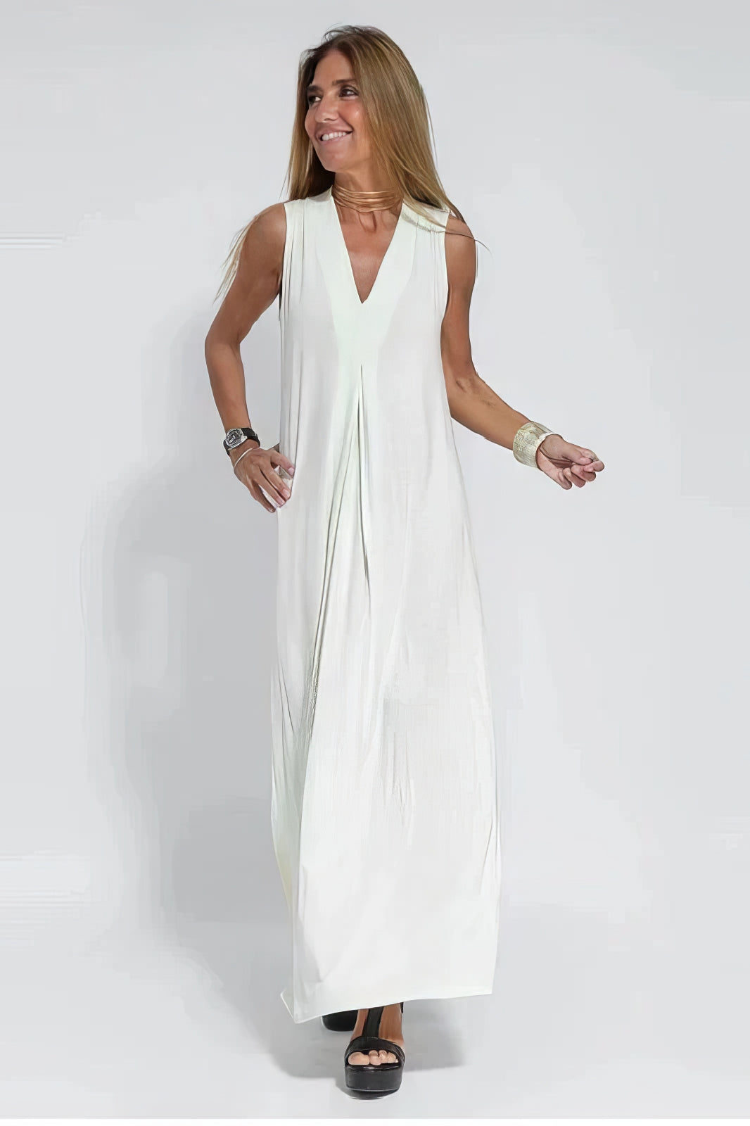 Anja™ - Elegant Long dress + Matching Cardigan
